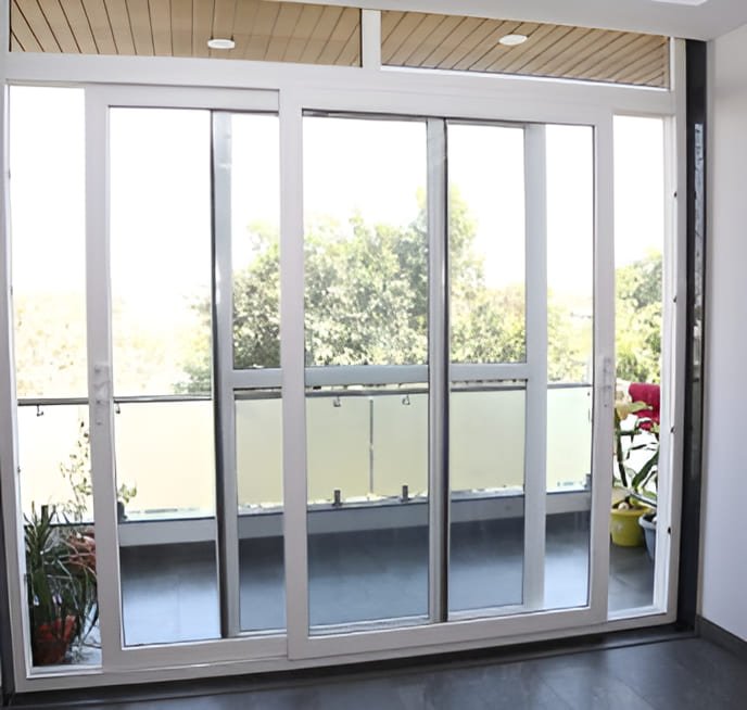 Three Track Sliding Door